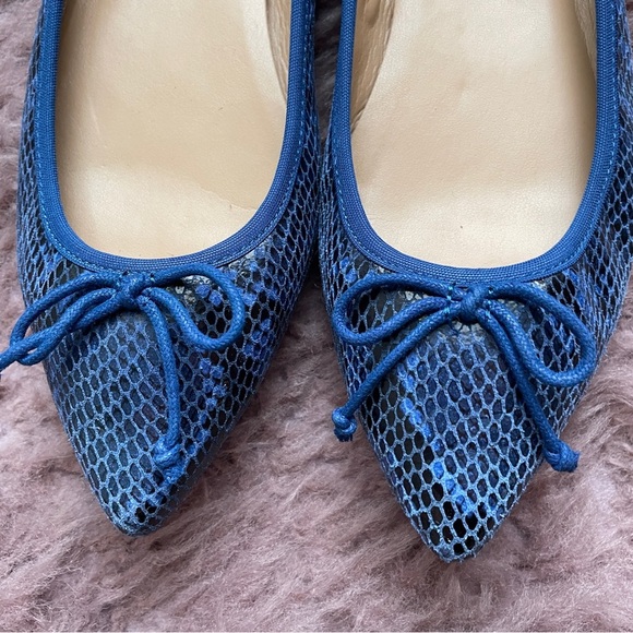 Banana republic blue pointed ballet flats sz 9 1/2 - Picture 4 of 10
